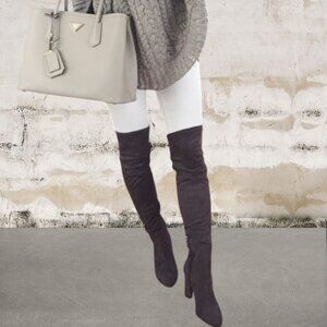 Ivanka Trump Over the Knee Brown Boots Size 9M